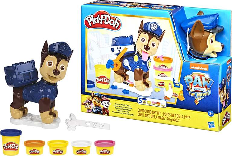 Sélection de Play-Doh en promotion - Ex : Pat'Patrouille Chase Mission sauvetage + 5 pots de pâte à modeler + 1,05€ pour les adhérents