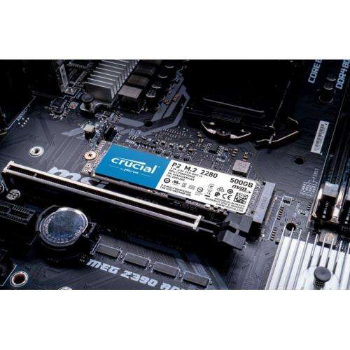SSD interne M.2 NVMe Crucial P2 (2 To) + Kit Mémoire RAM DDR5 Corsair Vengeance 32 Go (2 x 16 Go, 5200 MHz, CAS 40)