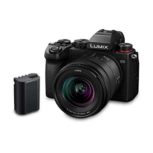[Prime] Appareil Photo Hybride Plein Format Panasonic Lumix S5K + Objectif Lumix S 20-60mm F3.5-5.6 + Batterie (via coupon)