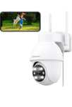 Camera de surveillance WiFi éxtérieure Galayou 2K PTZ, IP 360°, Vision Nocturne en Couleur, Audio Bidirectionnel (Vendeur tiers)