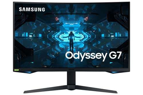 Ecran PC 32" Samsung Odyssey G7 G75T - WQHD (2560 x 1440), 240 Hz, 1ms, GSYNC Compatible, AMD FreeSync Premium Pro