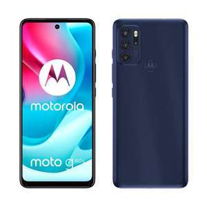 Smartphone 6.8" Motorola Moto G60S - IPS Full HD+ 120 Hz, Helio G95, 4 Go RAM, 128 Go, Batterie 5000 mAh, Charge 50W, IP52, Bleu foncé