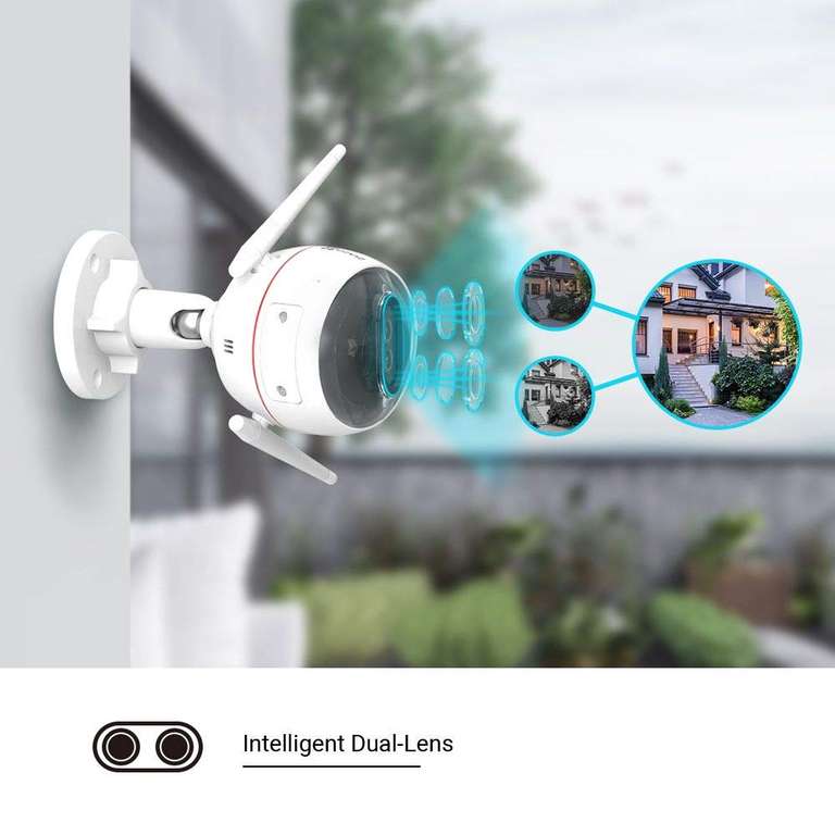 Caméra surveillance WiFi Extérieure EZVIZ C3X - Vision Nocturne en Couleur  à Double objectif par IA (Vendeur Tiers) –