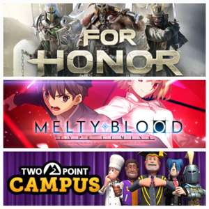 For Honor, Melty Blood: Type Lumina et Two Point Campus jouables gratuitement ce week-end sur PC (Dématérialisé)