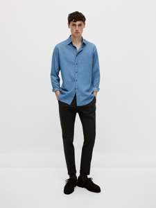 Sélection d'articles Massimo Dutti en promotion - Ex : Pantalon Chino Texture Gaufrée Coton - Diverses tailles à 24.95€