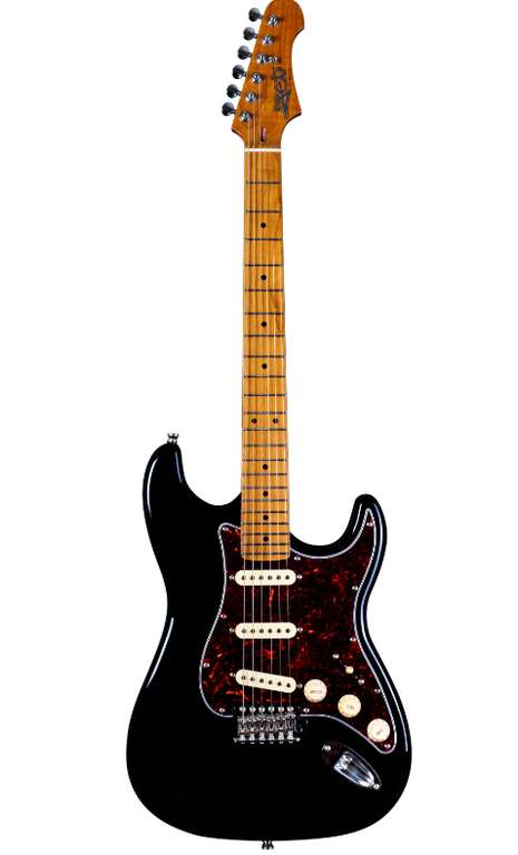 Guitare électrique Jet guitars type strat noire
