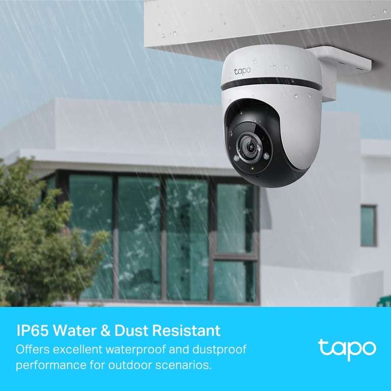 Caméra de Surveillance Tapo - WiFi extérieur PTZ, 1080P C500