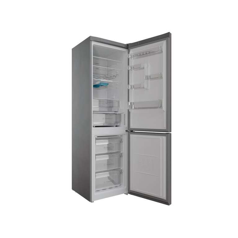 Réfrigérateur combiné Indesit INFC9T032X - Froid ventilé, Total no frost, 367 L (263 + 104), Inox