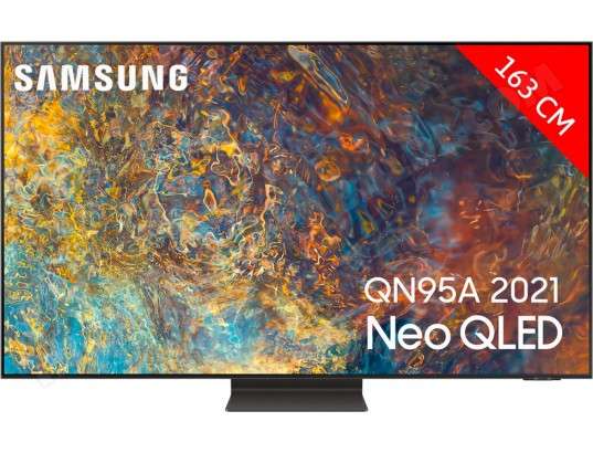 TV QLED 65" Samsung Neo QE65QN95A - 4K UHD, HDR 2000, 100Hz (Via ODR de 300€)
