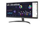 Écran PC 29" LG UltraWide (29WQ60A-B) - Dalle IPS UWFHD, 5ms GtG 100Hz, HDR 10, sRGB 99%, AMD FreeSync, inclinable, USB-C, HP intégrés