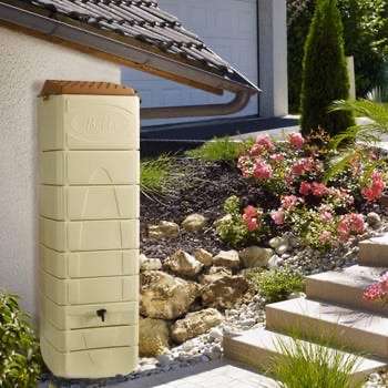 Récupérateur d'eau mural BELLI - 650 L, beige (Via retrait magasin)