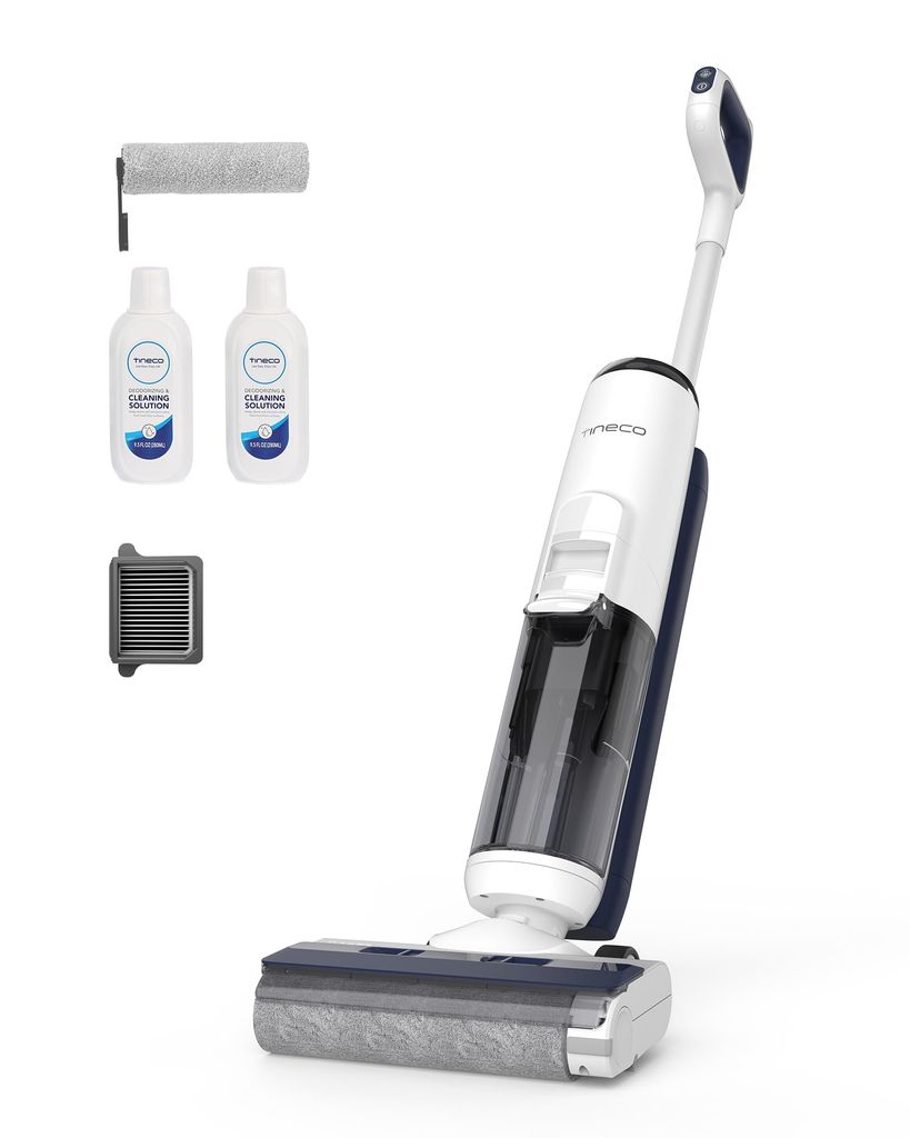 Balai Aspirateur Laveur sans fil Tineco iFloor 5 Breeze Complete - pour Sols Durs, Nettoyage des Bords, Auto-Nettoyage