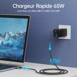 Chargeur USB-C Rapide Prise USB Nohon: 65W