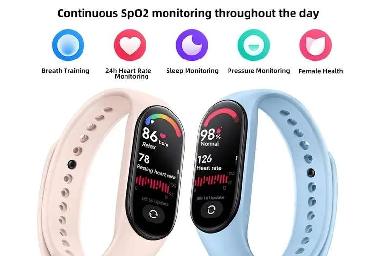 Xiaomi Band 7 officiel : le bracelet connecté revient avec un écran encore  plus grand à 59€