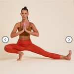 Legging yoga et autres sports Decathlon Premium Kimjaly (sans couture) - Orange