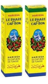 Lot de 2 tubes d'harissa Le Phare du Cap Bon - 2x140 g