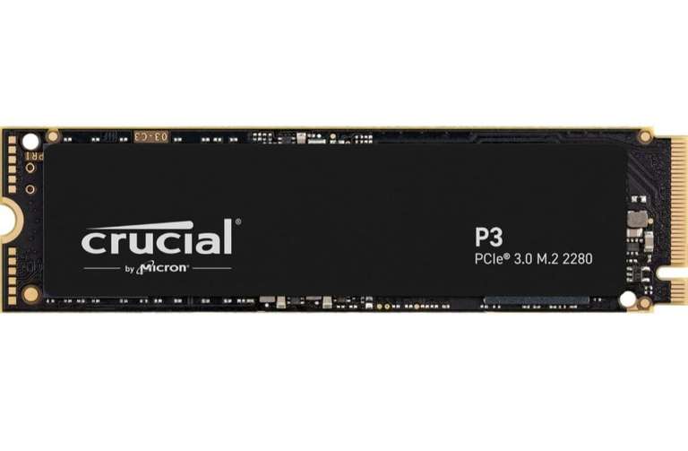 SSD interne Crucial P3 1To M.2 PCIe Gen3 NVMe (Édition Acronis) - Jusqu'à  3500Mo/s (Frontaliers Belgique) –