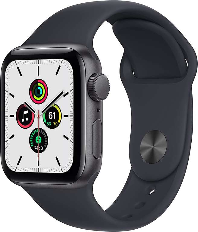 Montre connectée Apple Watch SE Cellular - 40 mm, aluminium, gris sidéral ou or (via ODR 70€)