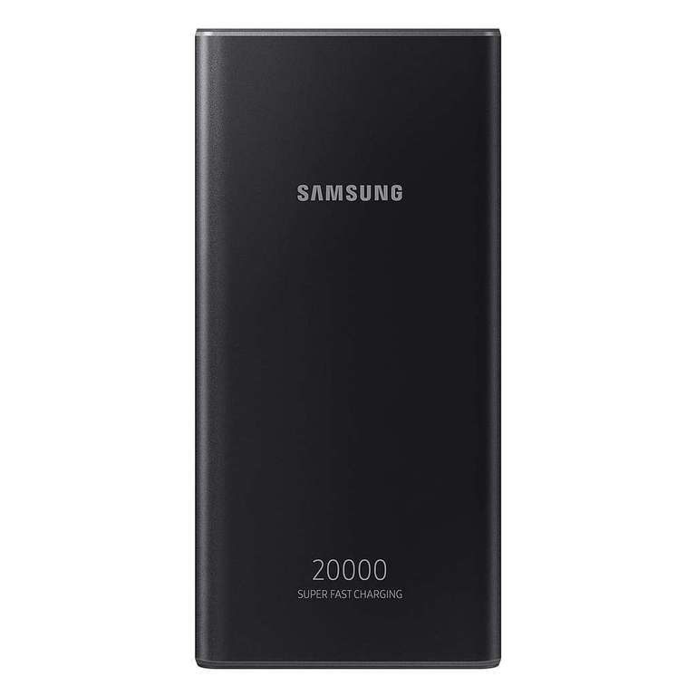 Batterie externe Samsung EB-P5300 (20000 mAh, 25W, 2x USB-C + 1x USB-A) + Chargeur à induction Samsung EP-P2400 15W (Via ODR de 40€)