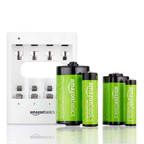Lot de 24 piles rechargeables Amazon Basics AA - 2000 mAh