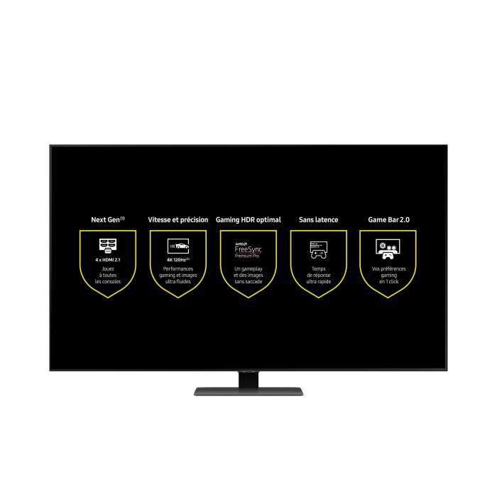 [CDAV] TV 55" QLED Samsung 55Q70A - 4K UHD, Smart TV , 100Hz, 4 x HDMI 2.1 (599,99€ pour tous)
