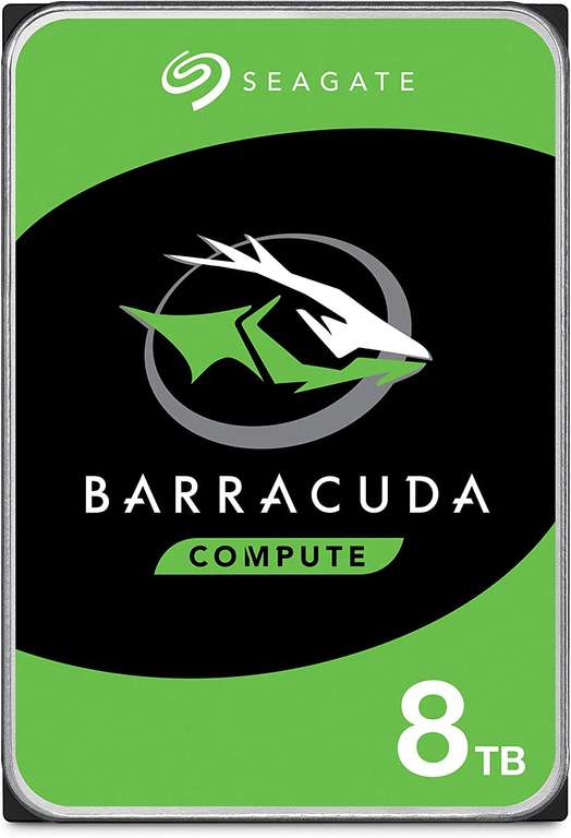 [Prime] Disque dur interne 3.5" Seagate BarraCuda - 8 To, 5400 tr/min, 256 Mo, SMR (ST8000DMZ04)