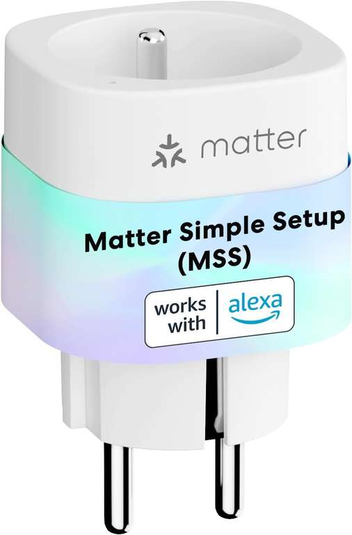 Prise Connectée Meross Matter (Type E) Simple Setup (MSS) - Mesure de Production (via coupon - vendeur tiers)