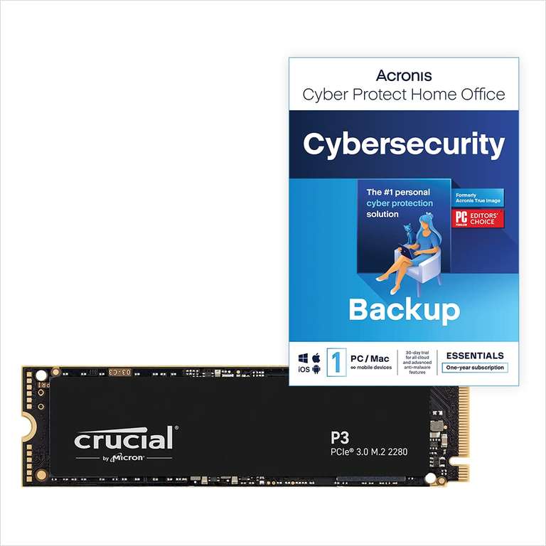 SSD Crucial P3 M2 - 4To Gen3