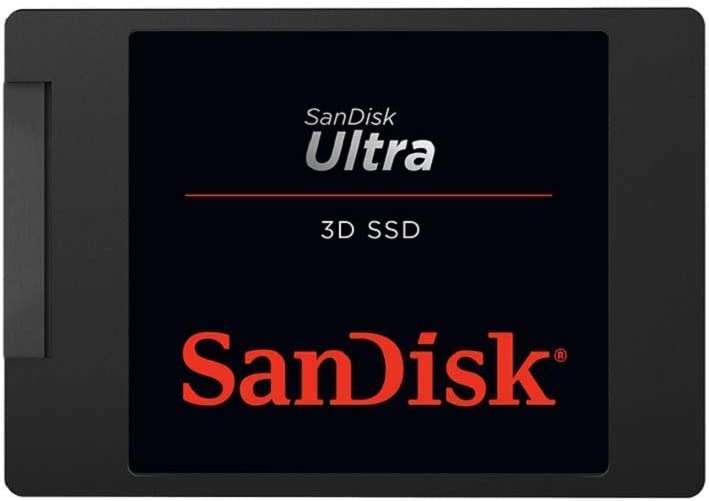 SSD interne 2.5" Sandisk Ultra 3D (TLC 3D, DRAM) - 2 To (SDSSDH3-2T00-G25)