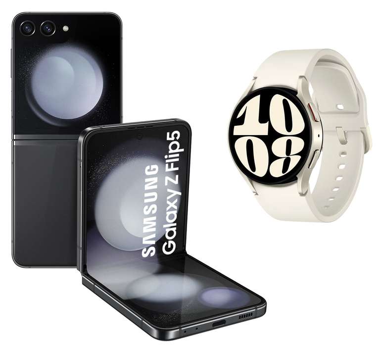 [Clients Orange] Smartphone 6.7" Samsung Galaxy Z Flip5 - FHD+ 120 Hz, 8 Go RAM, 512 Go + Galaxy Watch6 40mm (Via ODR de 50€ et 100€)