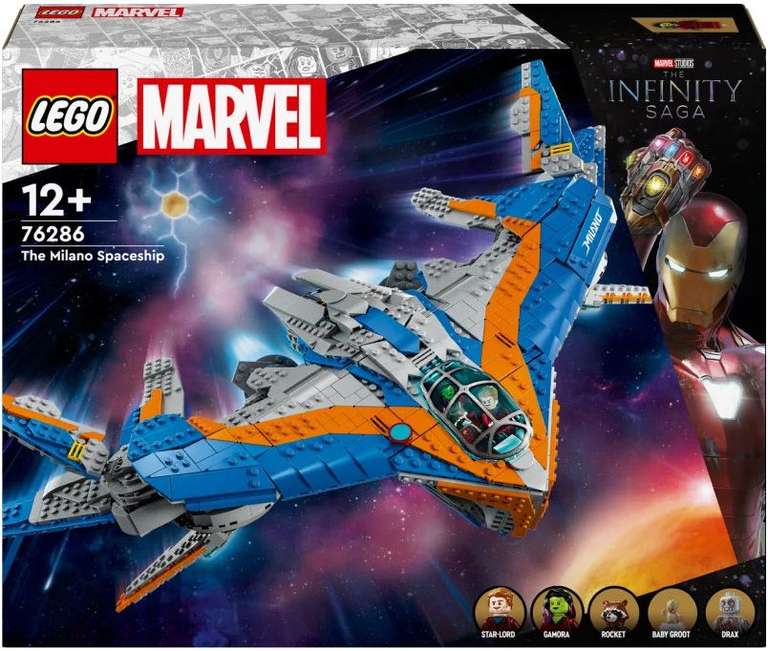 Pré-commande : Jeu de construction Lego Milano Le vaisseau spatial des gardiens de la galaxie - 76286