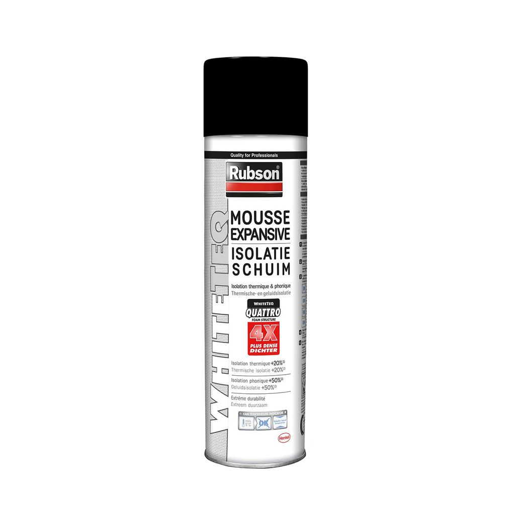 Mousse Expansive Rubson White Teq - Aérosol 500 ml (via Prévoyez et Économisez)