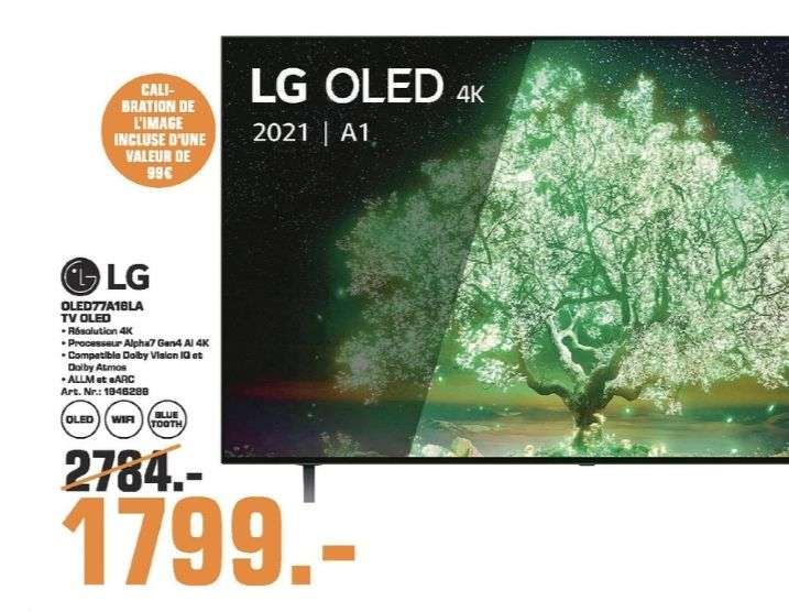 Tv LG OLED 77" OLED77A16LA (Frontaliers Luxembourg)