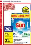 86 Tablettes Lave-Vaisselle Sun Tout en Un (via 8.12€ fidélité)