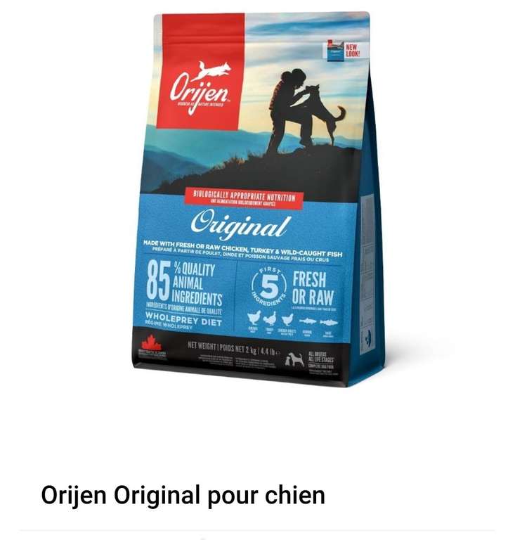 Croquette premium Orijen Original 17kg