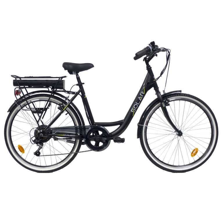 Vélo à assistance électrique Denver E-4000 Solar - Gris Met (Via 150€ de remise fidélité)