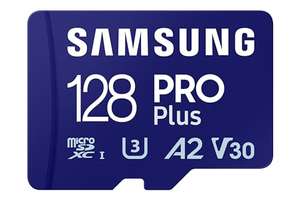 Carte Mémoire Micro SDXC Samsung Pro Plus - 128Go, UHS-I U3, Full HD & 4K UHD, 180 MB/s Read, 130 MB/s