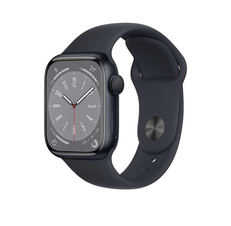 [Adhérents] Montre connectée Apple Watch Series 8 GPS (389€ via 60€ sur carte fidélité) - boîtier Aluminium 41 mm avec Bracelet Sport