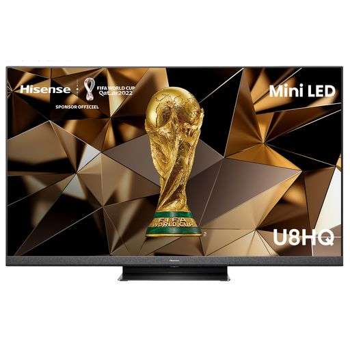 TV Mini-Led 55" Hisense 55U8HQ - Ultra HD, 139 cm, Smart TV (Via 200€ D'ODR)