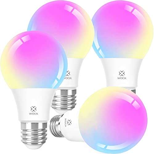 Lot de 4 Ampoules Woox Smart Light Bulb - fonctionne avec Alexa (Via Coupon - Vendeur Tiers)