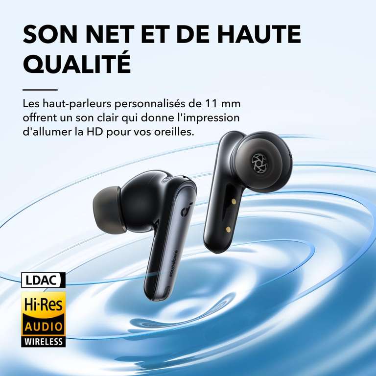 Ecouteurs Bluetooth 5.3 Anker Soundcore Liberty 4 NC - Réduction de Bruit (Vendeur Tiers)