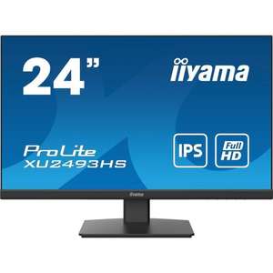Ecran PC 24" iiyama XU2493HS-B5 - Full HD IPS, 75 Hz, 4 ms, HDMI/DisplayPort, Haut-parleurs (+20€ cagnottés pour les CDAV)