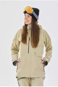 Veste de ski Wedze FR900 pour Femme - Beige, Tailles XS à XL