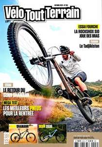 Abonnement magazine Vélo Tout Terrain 1 AN 11 n° + offert 20 € en bons d'achat Ekoï