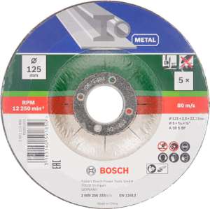 Disques à tronçonner Bosch Accessories 5 - pour métal