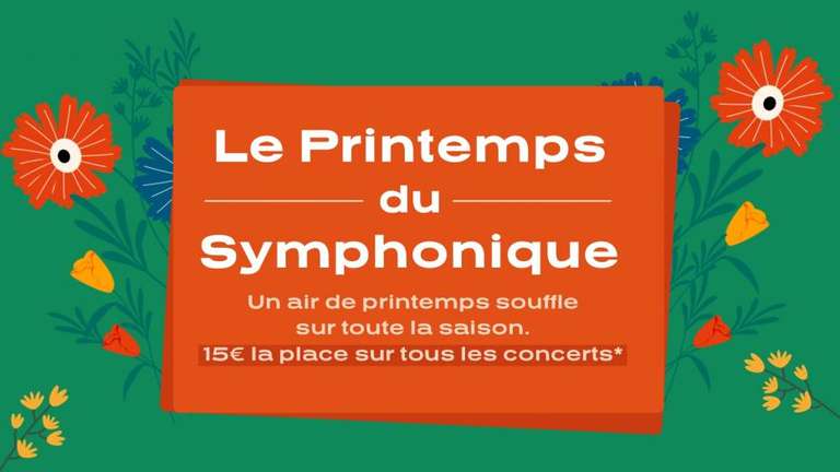15€ la place de concert symphonique de la saison 21/22 pour le Printemps du Symphonique (maisondelaradioetdelamusique.fr)