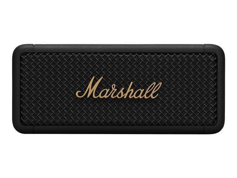 Enceinte portable Marshall Emberton BT Black & Brass (Via ODR 70€)