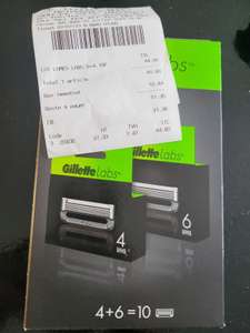 Pack de 10 lames de rasoir Gillette Labs (Marly 57)