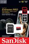 Carte mémoire microSDXC SanDisk Extreme Pro - 128 Go