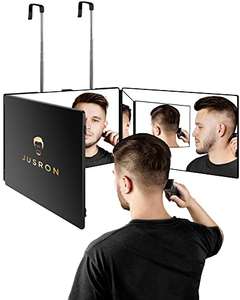 Miroir 360° Coiffure 3 Faces Jurson - Verre sans LED (Vendeur Tiers)